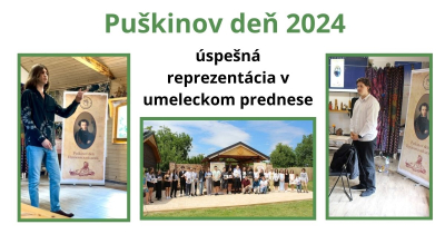 Úspešná reprezentácia v umeleckom prednese - Puškinov deň 2024