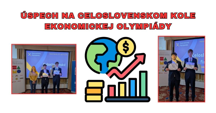 Úspech na celoslovenskom kole Ekonomickej olympiády