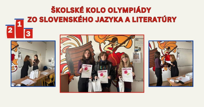 Školské kolo Olympiády zo slovenského jazyka a literatúry